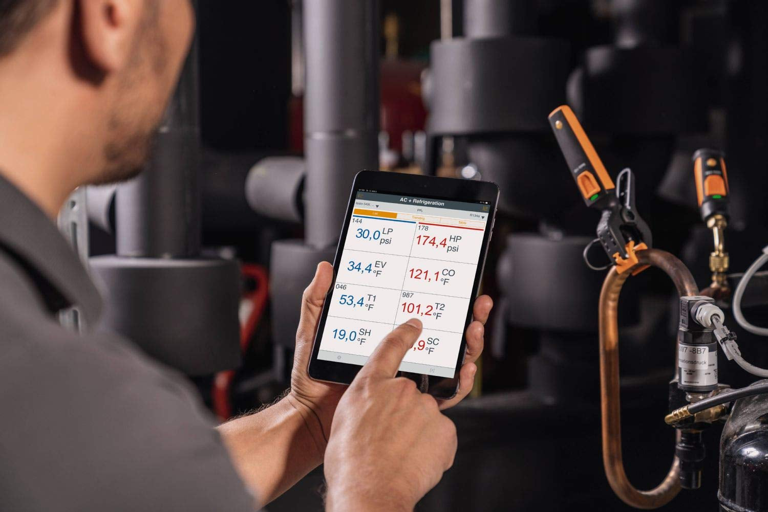 Smart Probe Kit I HVAC/R Gauge Set for Air Conditioning, Refrigeration, and Heating Systems I Includes  115I and 549I with Bluetooth Connectivity