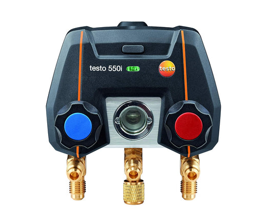 550I Kit I App Operated Digital Manifold, 1 X 552I Micron Gauge and 2 X 115I Pipe Clamp Thermometer for Air Conditioning, Refrigeration Systems and Heat Pumps – with Bluetooth